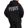 Pequs Back Logo Hoodie - Black