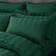 Hotel Cotton 230 Thread Count Stripe - Emerald Duvet Cover Green (230x220cm)