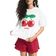 H&M Oversized Printed T-shirt - White/Pacha