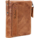 Hibate Men's Card Holder Wallet - Brown