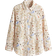 H&M Linen Blend Shirt - Light Beige/Floral