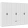 Mömax Milos 6T1S White Wardrobe 270x210cm