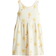 H&M Girls Patterned Cotton Dress - Yellow