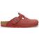 Birkenstock Boston Suede Embossed - Red/Corduroy Sienna Red