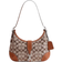 Coach Hamptons Hobo In Signature Jacquard With Crystals - Silver/Polished Amber