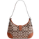 Coach Hamptons Hobo In Signature Jacquard With Crystals - Silver/Polished Amber