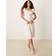 Nobody's Child Raven Puff Sleeve Midi Dress - White/Red