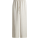 H&M Straight Linen Blend Trousers - Light Beige