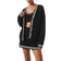 Alo Tennis Club Sweater Knit Cardigan - Black/Ivory