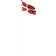 Danomast Flagpole with Tilt Bracket 8m