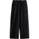 H&M Cropped Trousers in Linen Mix - Black