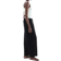 H&M Cropped Trousers in Linen Mix - Black