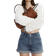 H&M High Waisted Denim Shorts - Denim Blue