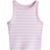 H&M Ribbed Cotton Vest Top - Light Pink/Striped (1277134004)