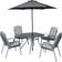B&Q Colorado Patio Dining Set, 1 Table incl. 4 Chairs