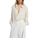 H&M Linen Blend Shirt Blouse - Light Beige