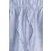 H&M Linen Blend Drawstring Trousers - Dark Blue/White Striped