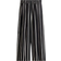 H&M Cropped Pull On Trousers - Black/Striped
