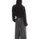 H&M Cropped Pull On Trousers - Black/Striped