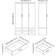 UrbnLiving 3 door 4 drawer storage shelf hanging Wardrobe 108x180cm