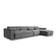 MiuForm Flex Felix Modular System XS Olive Sofa 340cm 6 Seater