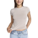 H&M Fitted Microfibre T-shirt - Light Greige