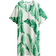 H&M Viscose Tunic Dress - White/Leaves