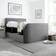 Happy Beds Sherlock King Size Electric TV Bed 5ft - Light Grey 189x226cm