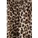 H&M Cotton Shorts with Drawstring - Light Beige/Leopard Print