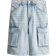 H&M Cargo Denim Shorts - Light Denim Blue (1284149001)
