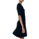 H&M Rib-Knit Button-Front Dress - Black