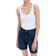 H&M High Waisted Denim Shorts - Denim Blue