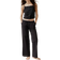 H&M Straight Drawstring Trousers - Black