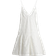H&M Appliquéd Cotton Dress - White