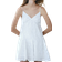 H&M Appliquéd Cotton Dress - White