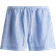 H&M Linen Drawstring Short - Blue/Striped