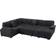 ERYE Oversized U-Shaped Sleeper Sectional Sofa 117.5" 4 Seater