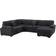 ERYE Oversized U-Shaped Sleeper Sectional Sofa 117.5" 4 Seater