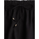 H&M Linen-Blend Drawstring Shorts - Black