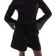H&M Linen-Blend Drawstring Shorts - Black