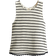 H&M Textured-Knit Vest Top - White/Black Striped (1286339003)