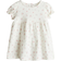 H&M Baby Jerseykleid mit Struktur - Weiss/Geblümt