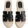 H&M Ladies Black Espadrille sandals