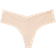 PINK No Show Thong Panty - Marzipan