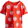 H&M Printed Jersey Top - Bright Red/Raspberries (1276711001)