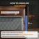 Bed Bath & Beyond Medium Firm Gel-Infused Memory Foam Hybrid Coil Spring Mattress