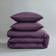 Dunelm Pure Bed Sheet Purple (190x120cm)