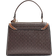 River Island Monogram Mini Tote Cross Body Bag - Brown