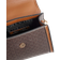 River Island Monogram Mini Tote Cross Body Bag - Brown