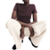 H&M Fitted T-shirt - Dark Brown